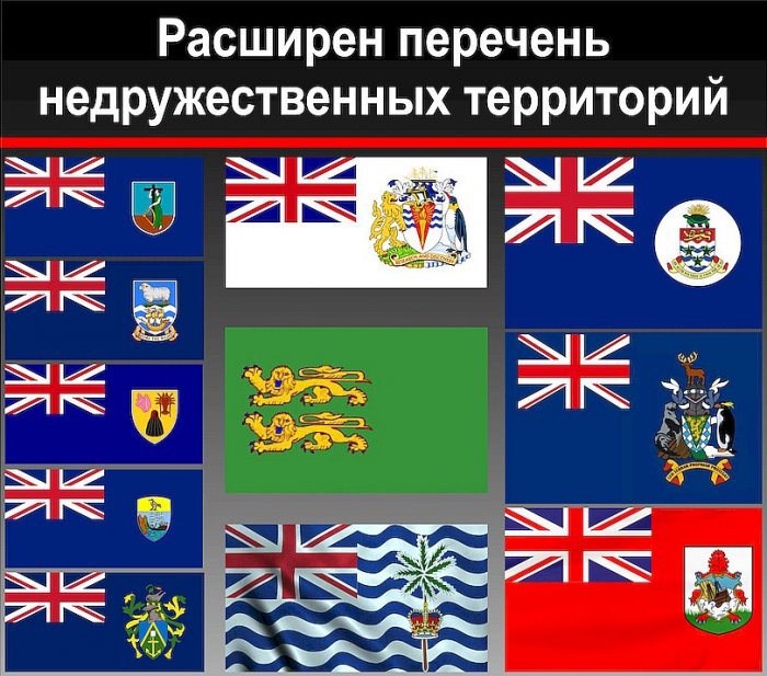 Расширен перечень недружественных территорий